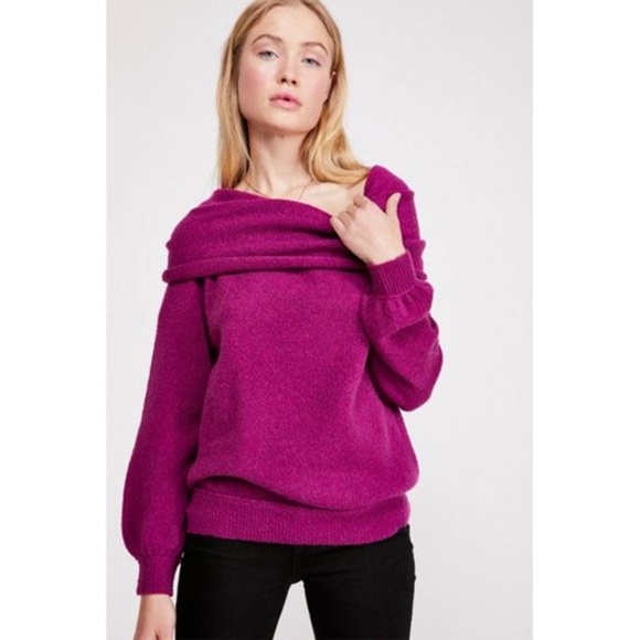 Free People Sweaters - Free People Echo Beach Cowl Neck Sweater Size XS